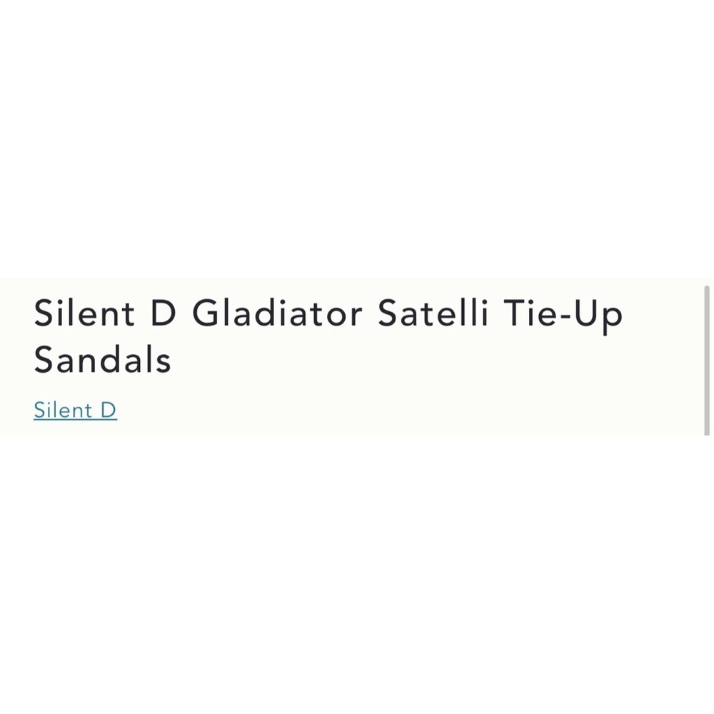 Anthropologie x Silent D Gladiator Satelli Tie-Up Sandals NWT Size 9 - Picture 16 of 16